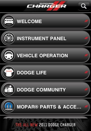 Aplicación móvil para clientes de Dodge. El sector del automóvil se  moviliza