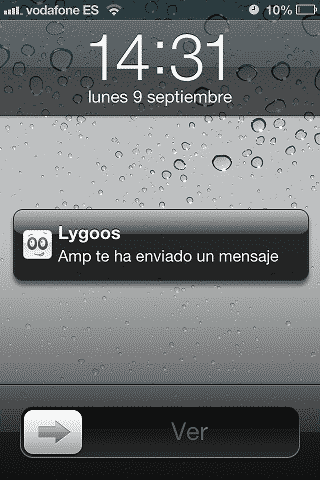 notificación push lygoos