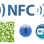 NFC, QR, Bluetooth, Wifi